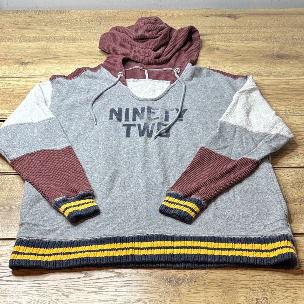 Women’s Free People Naomi 92 Oversized Hooded Sweatshirt Size Small